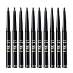 10Pcs Long-Lasting Black Eyeliner Pencils -Waterproof, Sweatproof and Smudge-Proof with Easy Twist  Eyeliner Pencils