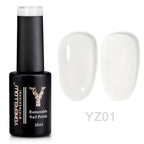 YOKEFELLOW 10ml Jelly Nude Gel Nail Polish High Quality Translucent Pink Nail Gel Varnish Soak Off UV Gel Polish Long Lasting