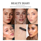 QIBEST Clear Eyebrow Setting Gel | Waterproof & Sweatproof Brow Coat | Long-Lasting, Non-Fading Transparent Brow Grooming Serum
