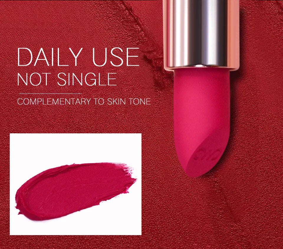 CHARMACY Matte Luxury Velvet Lipstick Waterproof Long-lasting High Quality Korean Lipsticks Lips for Women Makeup Cosmetic
