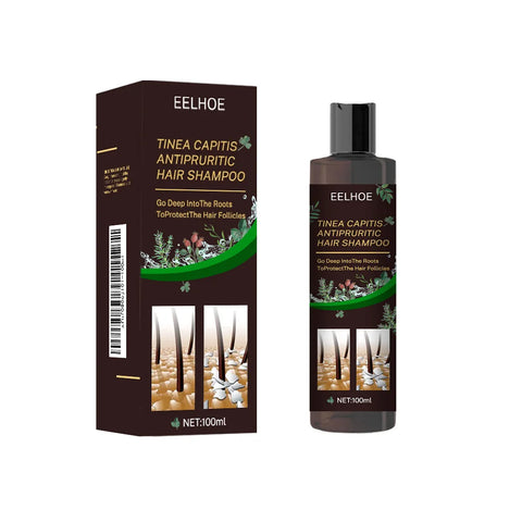EELHOE Hair Cleaning Shampoo Anti Dandruff Remove Mites Relieve Itching Oil Control Scalp Cleaning Refreshing Hair Shampoo
