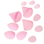 1 Set of Beauty Egg Deep Purple/beige/pink, Triangle and Beauty Egg Sponge, Suitable for Mixing and Shaping