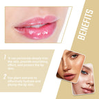 West&Month 6pcs Collagen Lip Mask Hydrating Firming Fade Lip Lines Nourishing Night Sleep Smooth Anti Dry Care Lips Plumper Mask