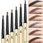 Dual-Ended Waterproof Eyebrow Pencil – Precise, Long-Lasting & Smudge-Proof Brow Makeup