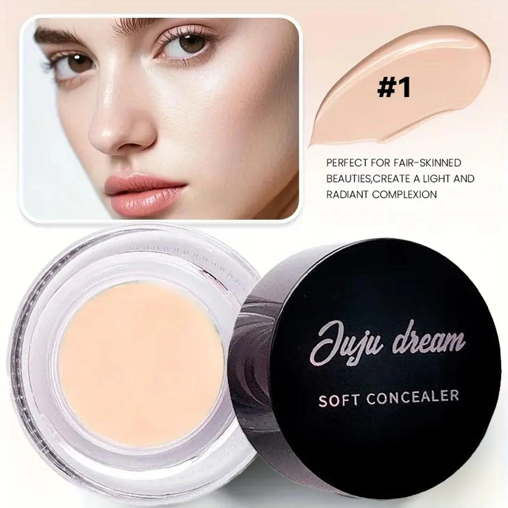 Hydrating Eye Brightening Concealer & Contour Cream-Full Coverage Long Lasting Correcting Eye Concealer For Perfect Look Makeup