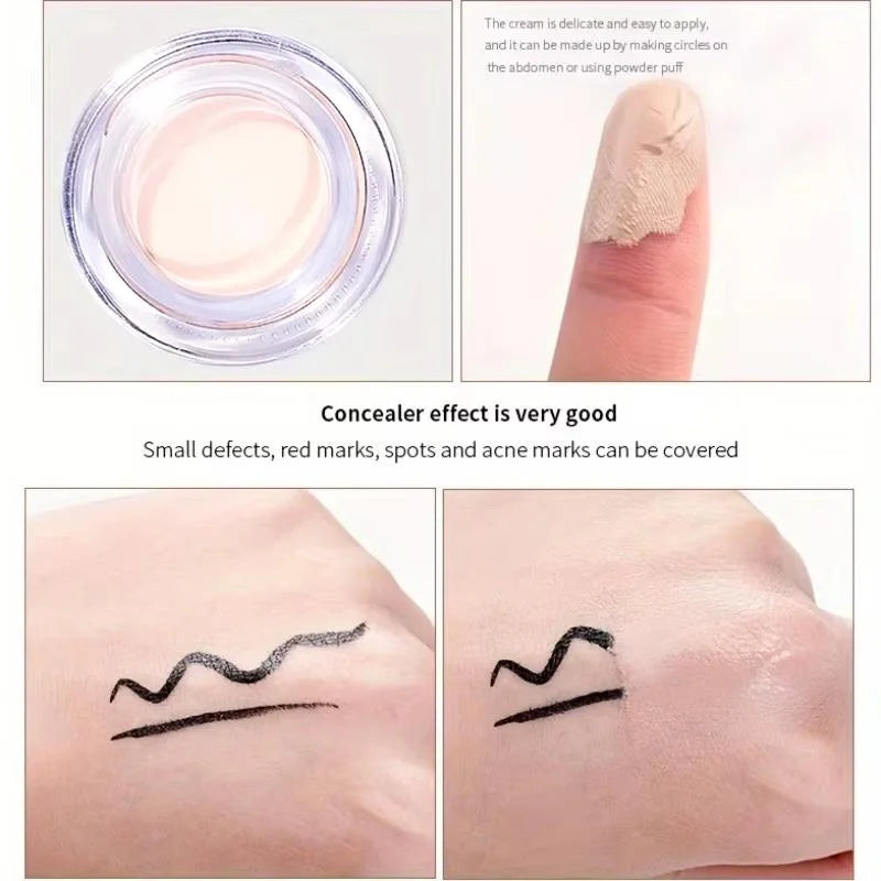Hydrating Eye Brightening Concealer & Contour Cream-Full Coverage Long Lasting Correcting Eye Concealer For Perfect Look Makeup