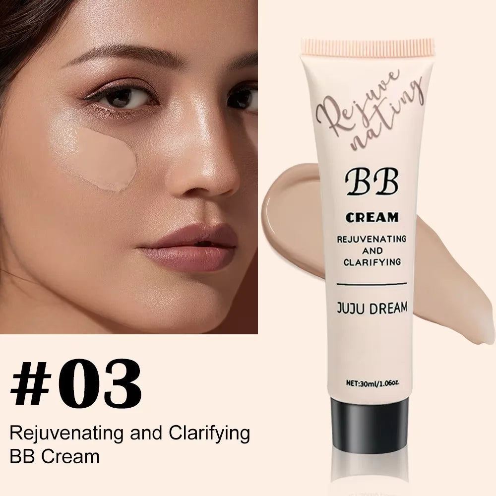 BB - Cream, Isolation Cream, Liquid Foundation, Moisturizing, Oil Control, Long-Lasting Makeup, Milk, Dry Skin Unisex No Powder