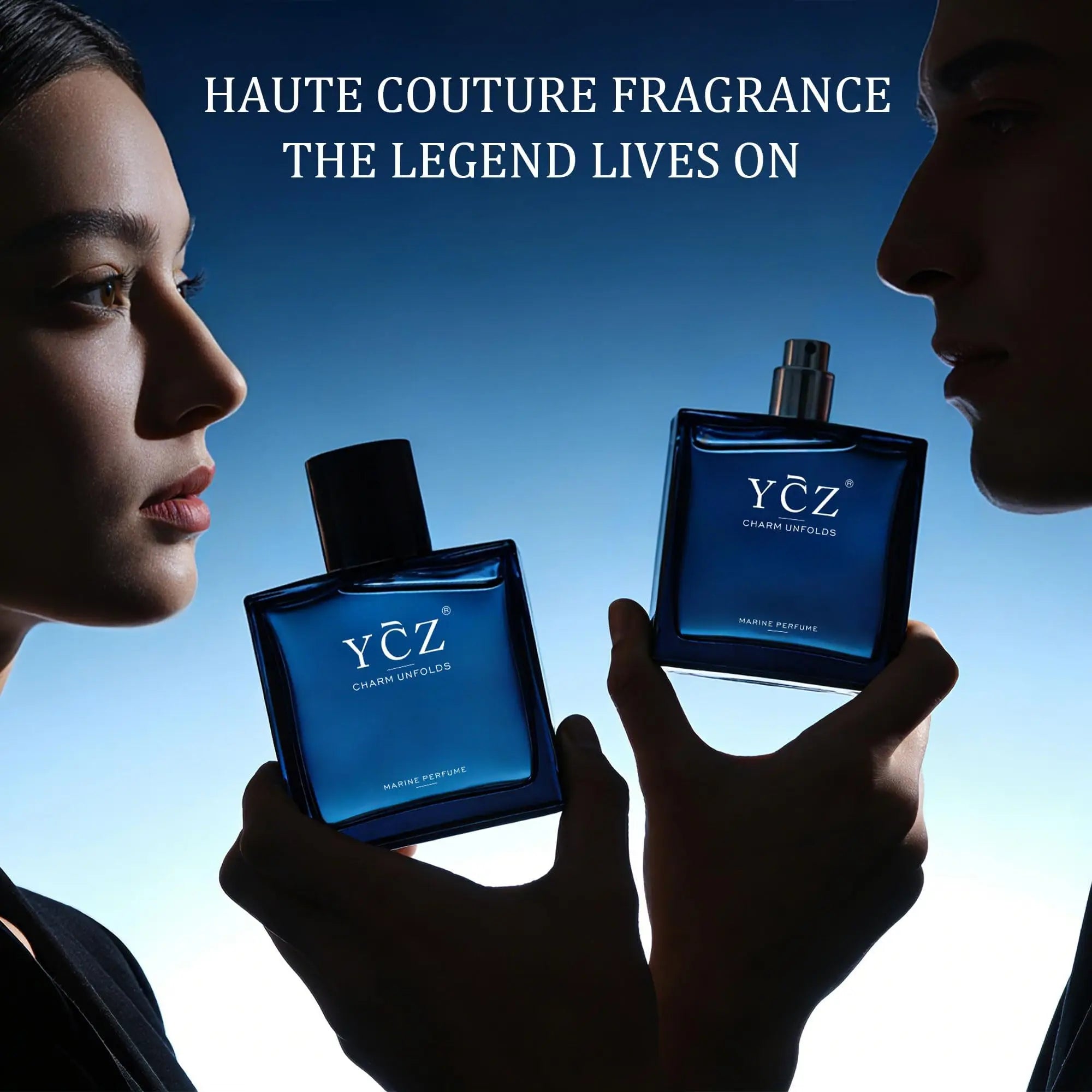Ycz Eau De Parfum for Men – 1.6 oz (50 ml) – Premium Fragrance – Long-Lasting Oriental Woody Scent (Infused with Pheromones)