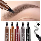 Four-Pronged Eyebrow Pencil Waterproof Long-Lasting Non-Decoloring Four-Pronged Wild Eyebrow Pencil Liquid Water Eyebrow Pencil