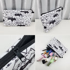 Personally Kind Lady Mom Pattern Women's Cosmetic Bag Customizable Makeup Bags Travel Toiletry Bag Beautiful Goddess Child Print