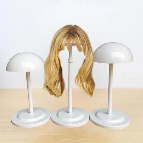 25-48cm Wig Stand Stable Adjustable Portable Mushroom Top Multiple Wigs Collapsible for Styling Head Stand Hat Display Holder