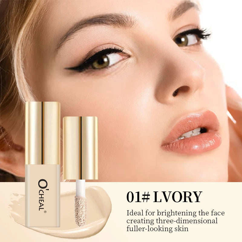 Ocheal Liquid Concealer Matte High Coverage Waterproof Oil Control Moisturizing Long Lasting Concealer Professional Face Makeup