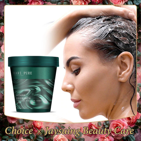 Centella Exfoliating Scrub for Hair Oil Control Deep Cleansing Dandruff Removal Repair Damaged Hair Scalp Massage Scrub Cream