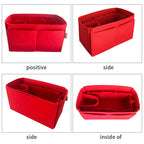 For H Birkin 25 30 35 40 Organizer Insert Bags Organizer Makeup Handbag Organize Portable Cosmetic base shape-handmade