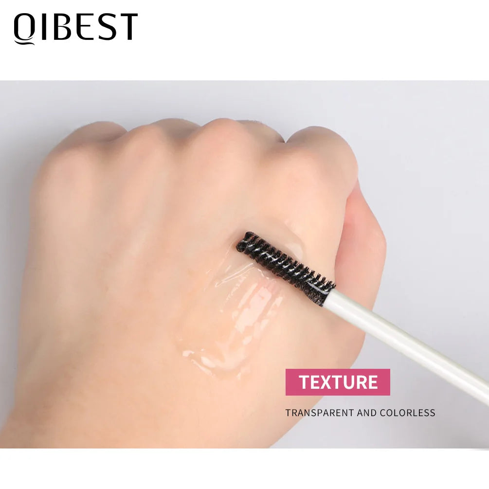 QIBEST Clear Eyebrow Setting Gel | Waterproof & Sweatproof Brow Coat | Long-Lasting, Non-Fading Transparent Brow Grooming Serum