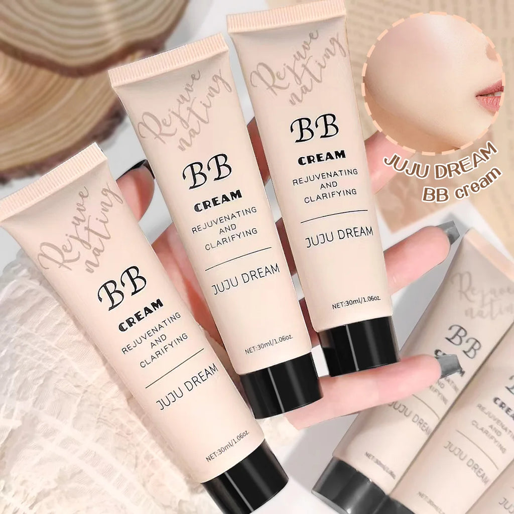 BB - Cream, Isolation Cream, Liquid Foundation, Moisturizing, Oil Control, Long-Lasting Makeup, Milk, Dry Skin Unisex No Powder