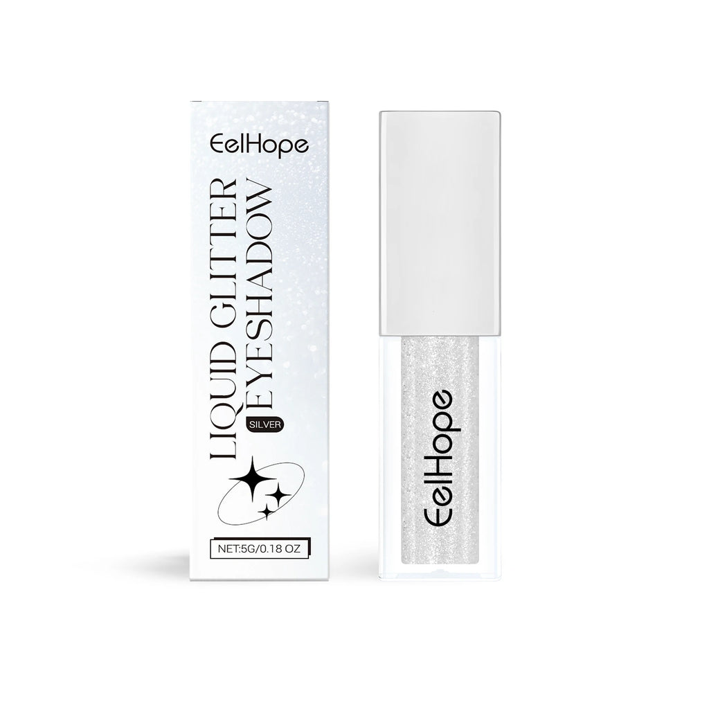 EELHOPE Shiny Eyeshadow Liquid Multi Color Non-irritating Smooth Texture Enhance Eye Luster Easy To Apply Lasting Eyeshadow