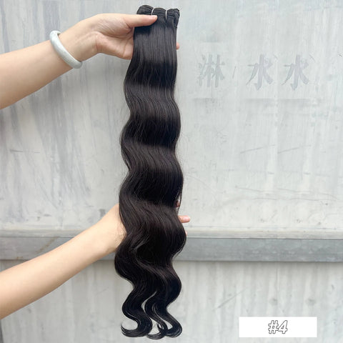 Magicae 200g/Pc Chocolate Brown M816 Blond 27/613 Gray M888 High Temperature Synthetic Hair Extension 30Inch Body Wave Bundles