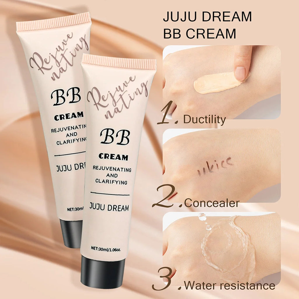 BB - Cream, Isolation Cream, Liquid Foundation, Moisturizing, Oil Control, Long-Lasting Makeup, Milk, Dry Skin Unisex No Powder