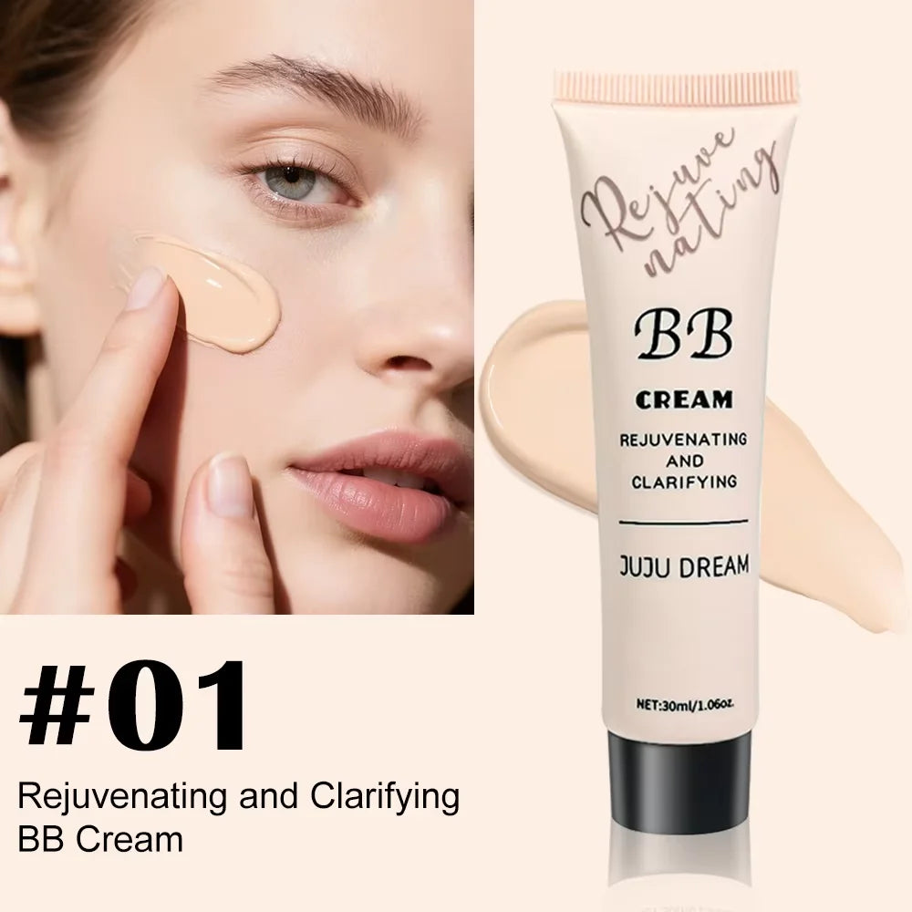 BB - Cream, Isolation Cream, Liquid Foundation, Moisturizing, Oil Control, Long-Lasting Makeup, Milk, Dry Skin Unisex No Powder
