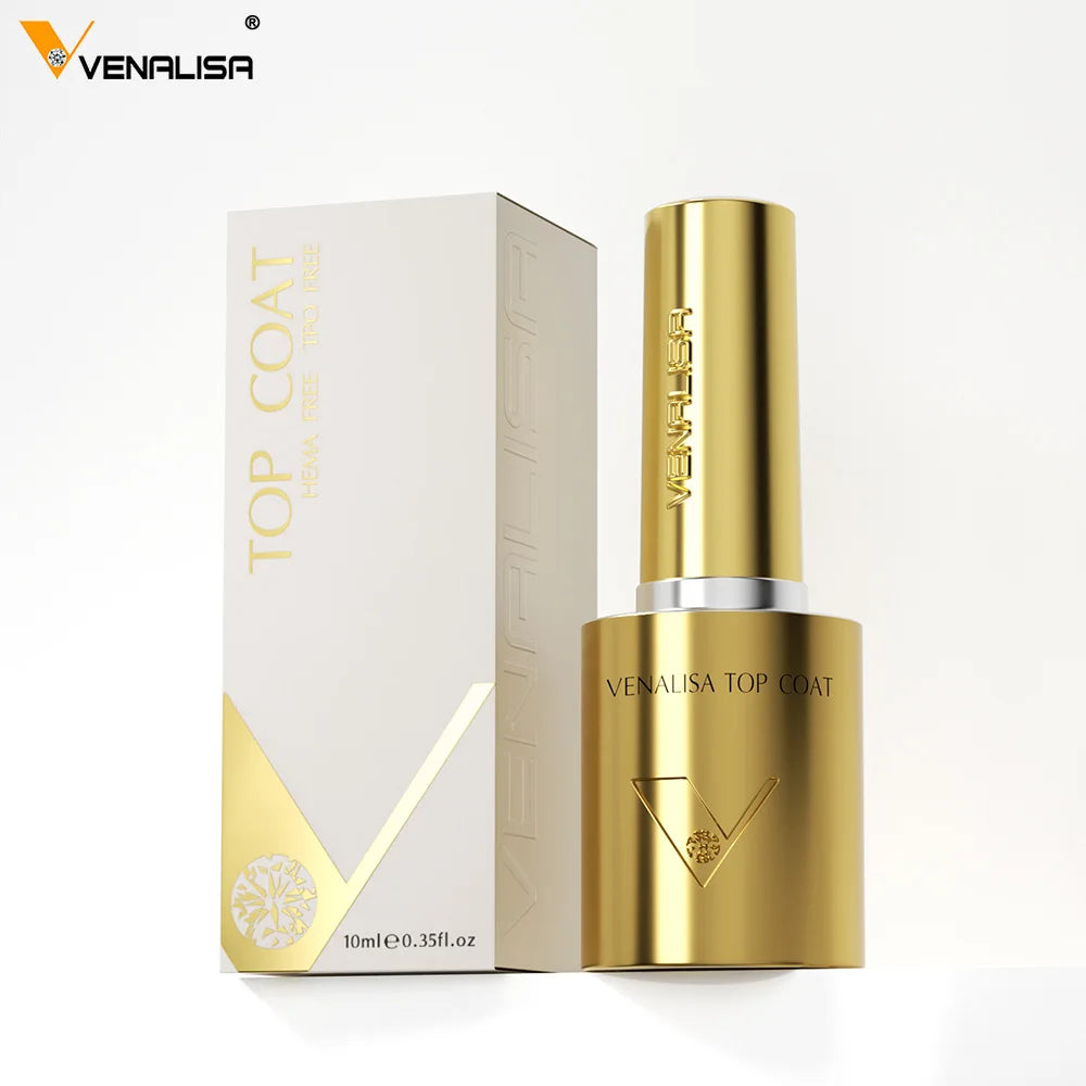 VENALISA 10ml Nail Gel Polish 90Colors HEMA/TPO Free UV LED Soak Off Long Lasting High Gloss Base TopCoat for Salon DIY Manicure