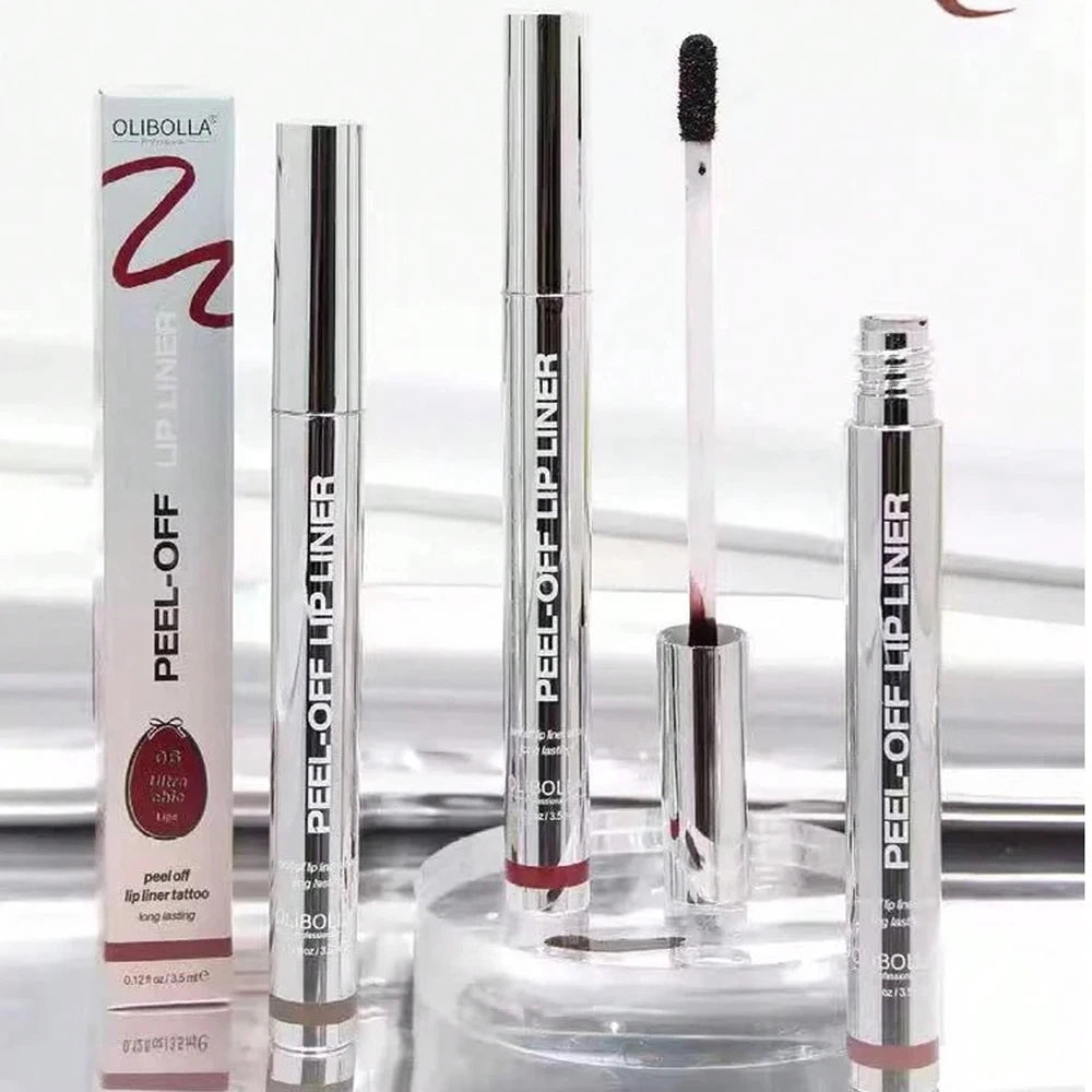 Waterproof Lip Liner Peel Off Tattoo Lipgloss Waterproof Long Lasting Matte Lip Contour Tear-off Lips Stain Cosmetics