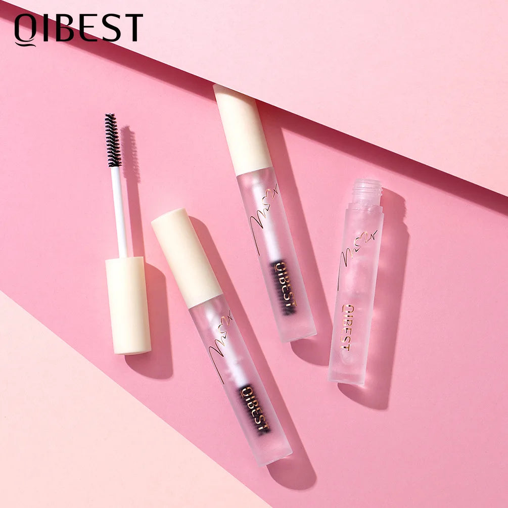 QIBEST Clear Eyebrow Setting Gel | Waterproof & Sweatproof Brow Coat | Long-Lasting, Non-Fading Transparent Brow Grooming Serum