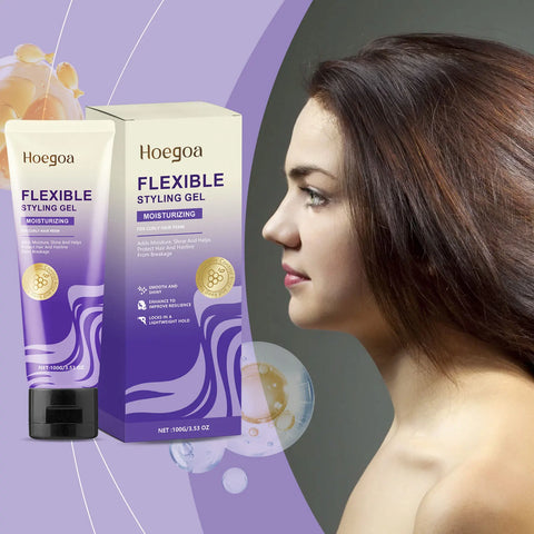 Curl Defining Gel Moisture Lock Enhance Shine Frizz Control Lightweight Refreshing Styling Bounce Gel Suitable For All Hair Type