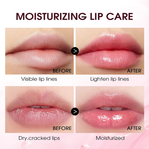 Aloe Vera Color-Changing Lip Gloss | Temperature-Sensitive, Moisturizing & Hydrating Formula | Nourishing Lip Tint for Soft Lips