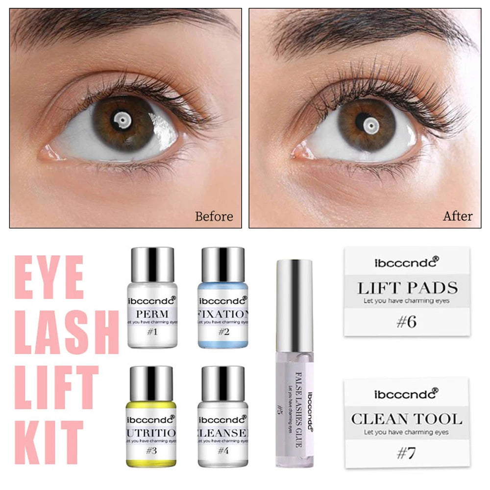 Ibcccndc Lash Lift Kit Lamination Of Eyelashes Beauty Salon Home Use Eye Lash Curling Lift Pad Tools Lifting Eyelash Perming Kit