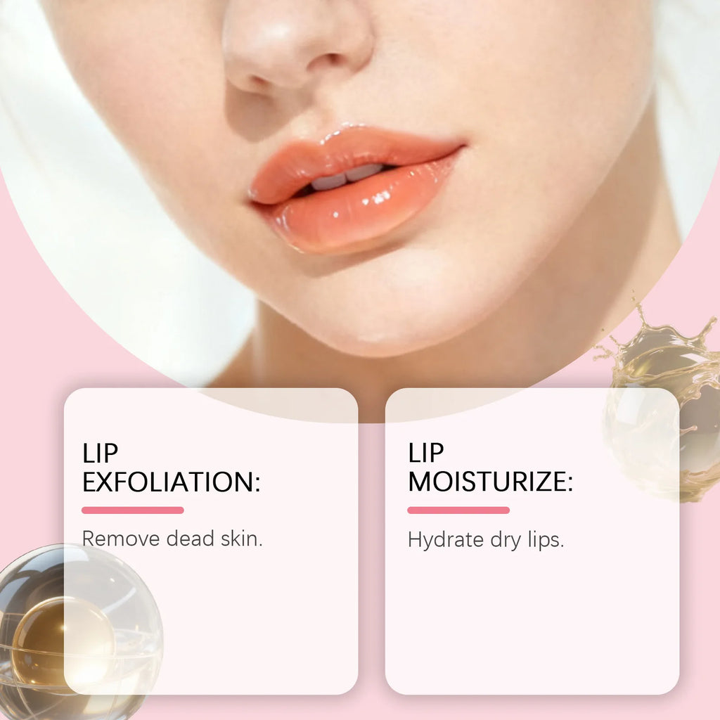 EELHOE Strawberry Lip Scrub to Remove Dark Lips Dead Skin Remover Lip Exfoliator Smooth Skin Care Moisturizing Lip Balm Scrub