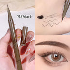 0.05mm slim eyeliner is smooth and durable, slim, quick-drying, long-lasting eyeliner, 4 colors, waterproof, non-smudging