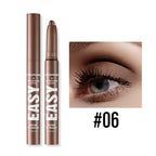 Shimmer & Matte Multi-Color Eyeshadow Sticks | Blendable, Long-Lasting Eye Shadow Pencils Smooth Application for Bold or Natural