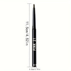 2pcs Waterproof & Sweat-Proof Black Eyeliner Pencils - Long-LastingSmudge-Proof for Bold Eye Makeup, Easy Glide Formula for Perf
