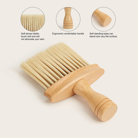 Barber Brush Neck Duster Brush Hair Cutting Brush Soft Barbershop Hair Neck Cleaning Brush Professional Salon Hair Styling Tools