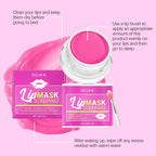 Eelhoe 30g Plumping Lip Mask Moisturizing Anti Cracking Lip Care Remove Dead Skin Brigtening Lip Hydrating Lip Sleeping Mask