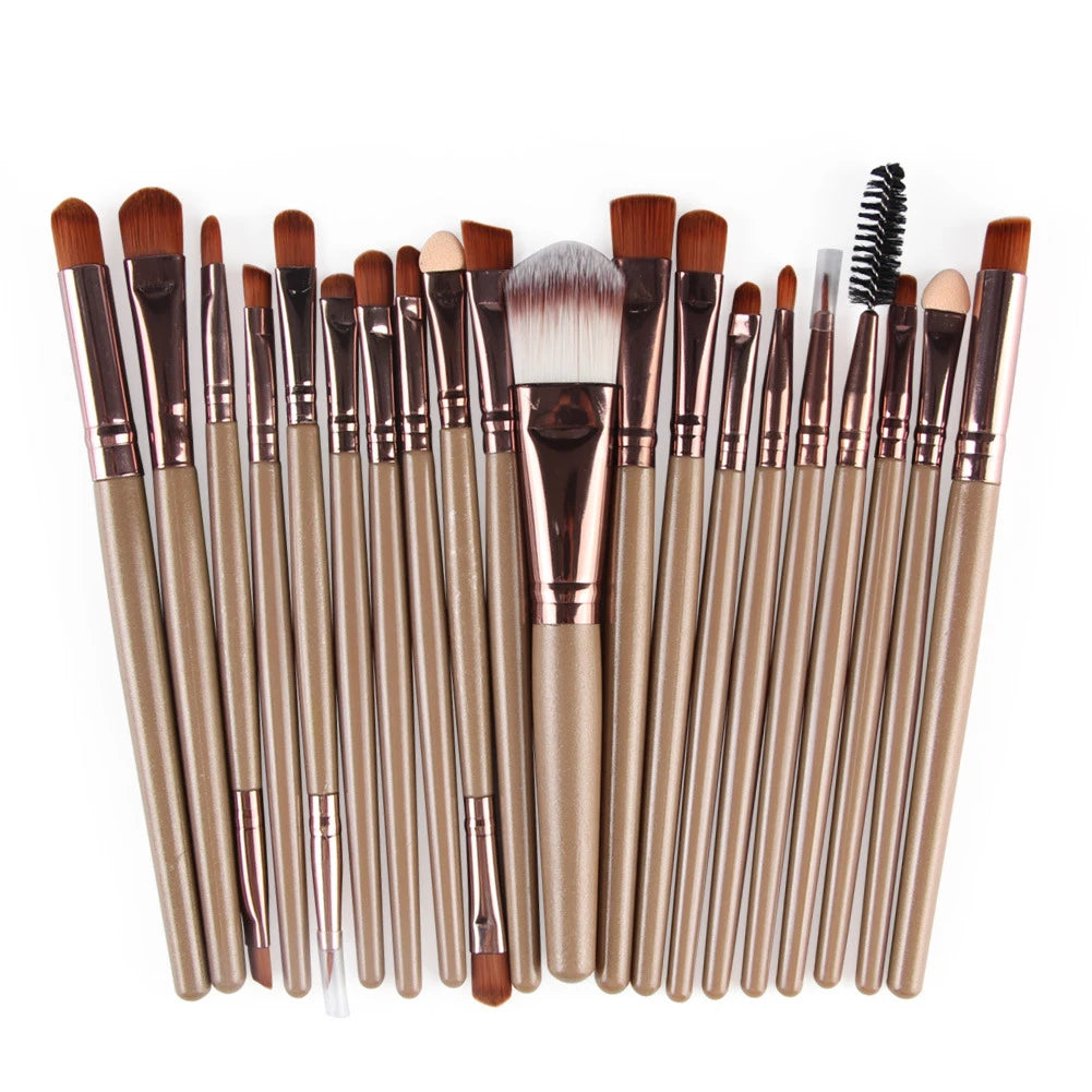20Pcs Makeup Brush Set Cosmetic Powder Eye Shadow Eyeliner Foundation Blush Blend Beauty Woman Makeup Brushes Maquiagem