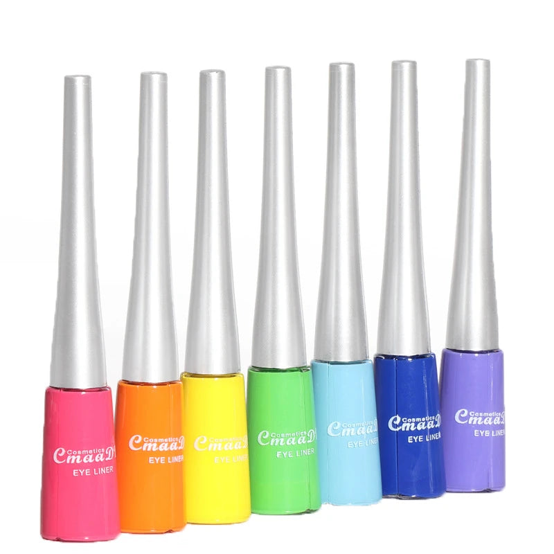17 Colors Neon Liquid Eyeliner Pencil Waterproof Colorful Blue Green Yellow White Eye Liner Pen Women Makeup Eyes Cosmetics