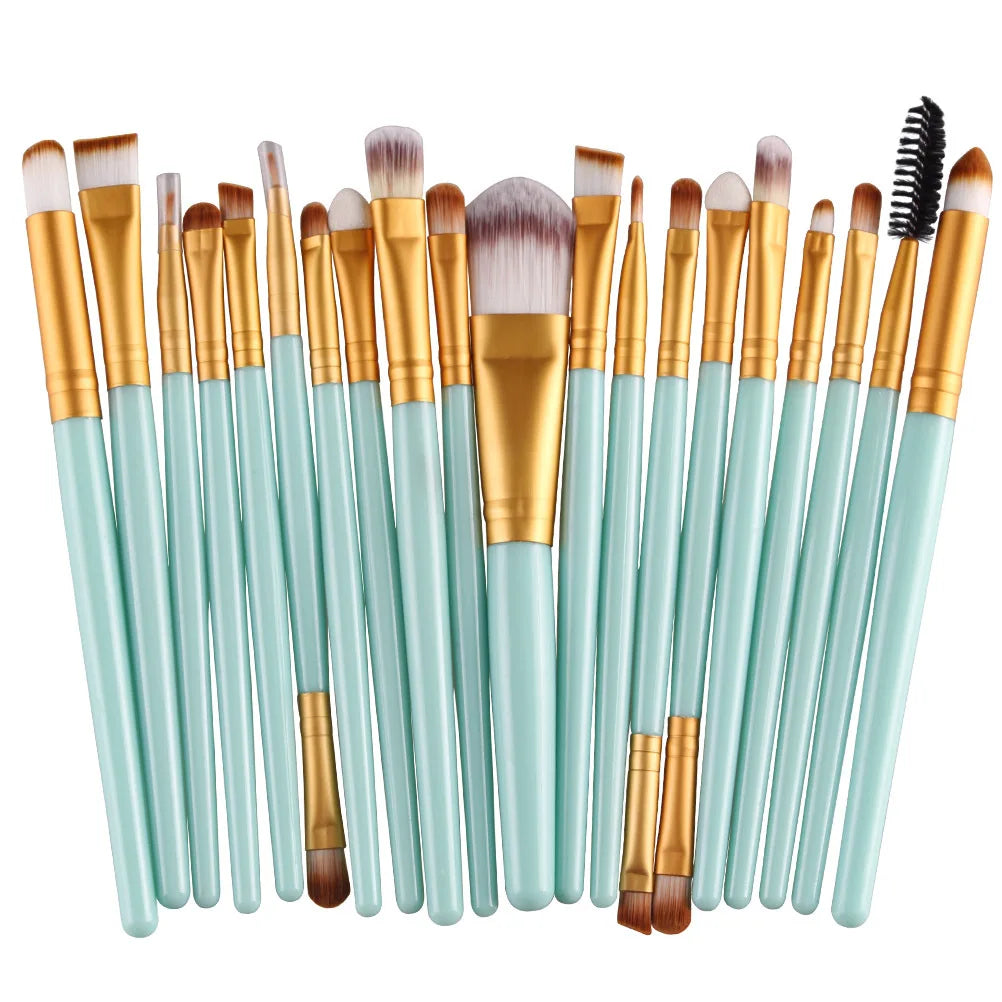 20Pcs Makeup Brush Set Cosmetic Powder Eye Shadow Eyeliner Foundation Blush Blend Beauty Woman Makeup Brushes Maquiagem