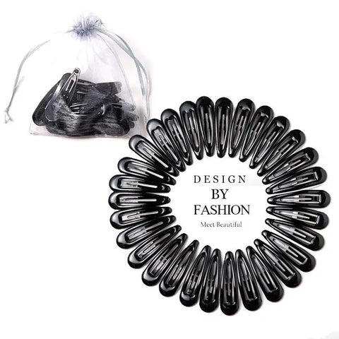 10/20/30/40 New Girls Cute Colorful Waterdrop Shape Hairpins Sweet Hair Clips Kids Barrettes Slid Clip Fashion Hair Accessories