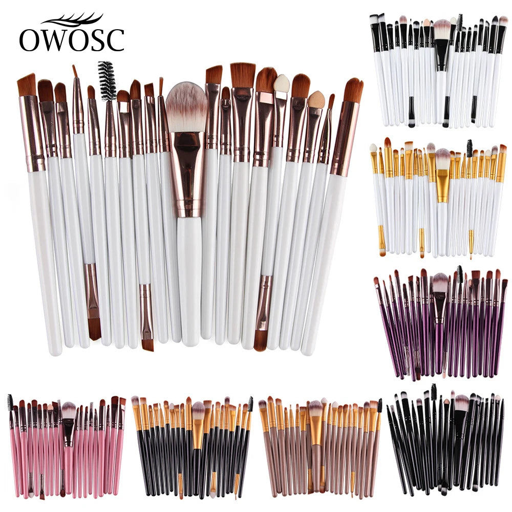 20Pcs Makeup Brush Set Cosmetic Powder Eye Shadow Eyeliner Foundation Blush Blend Beauty Woman Makeup Brushes Maquiagem