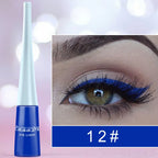 17 Colors Neon Liquid Eyeliner Pencil Waterproof Colorful Blue Green Yellow White Eye Liner Pen Women Makeup Eyes Cosmetics