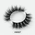 HZJY 10-15mm 3D Real Mink Handmade Crossing Lashes Individual Strip Thick Lash Fake Eyelashes with free paper boxes