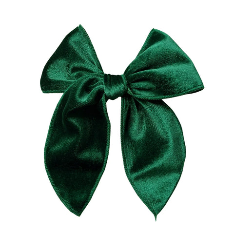 Velvet Fable Bow Hair Clips Baby Girls Women Large Sailor Bow Hair Accessories for Kids Christmas Hair Bow Barrettes