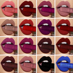 Hot Velvet Matte Nude Lip Gloss Sexy Long Lasting Non-stick Cup Nude Red Liquid Lipstick Waterproof Make-up for Women Cosmetic