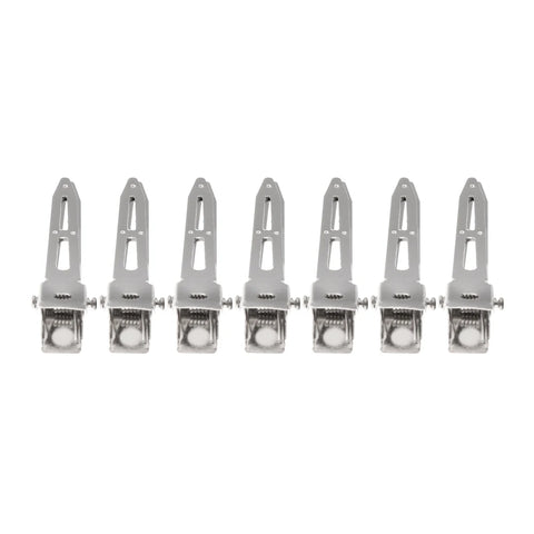 24Pcs New Professional Salon Ladies Curl Clips Metal Silver Seamless Duckbill Clip No Crease Fixed Hair Clip Hairdressing Tools