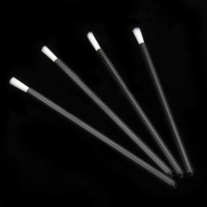 100 pcs Disposable Nylon Fiber Lip Brush Lipstick Wands Clean Applicator lip Gloss Brushes portable Cosmetic women Makeup Tools
