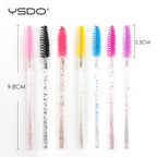 5/50 Pcs Eyelash Brushes False Eye Lashes Extension Tools Eyebrow Brush Mascara Wands Applicator Spoolers Lashes Cosmetic Tool