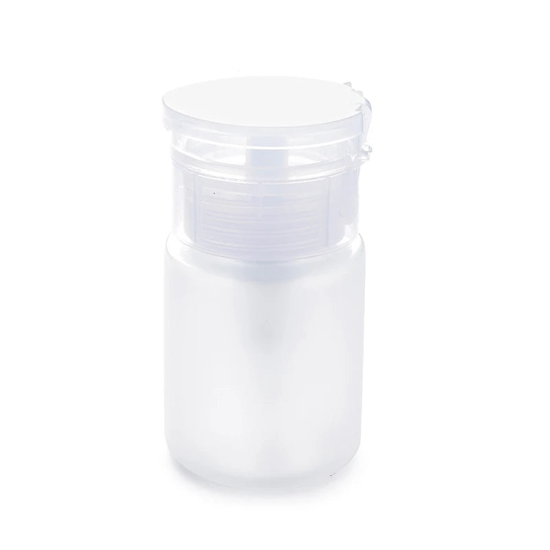75ml Pump Dispenser, Empty Pressurized Bottle for Makeup Remover, Nail Polish Remover and Acetone Liquid