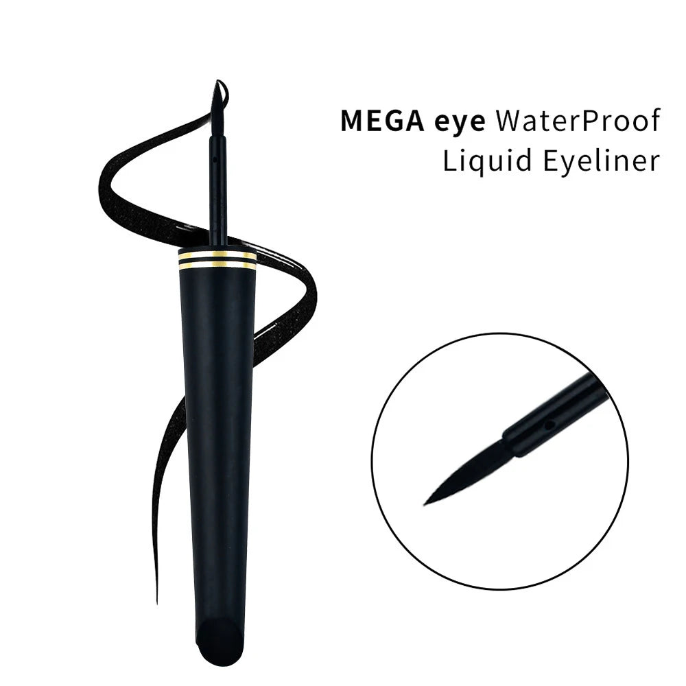 Makeup Black Liquid Eyeliner No Smudging No Makeup Waterproof And Sweat-proof Soft Make up Eye liner Superfine Eyes Liner